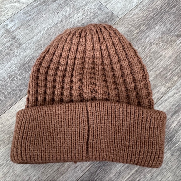 Like new! Michael Kors Brown Knit Beanie - Picture 2 of 5